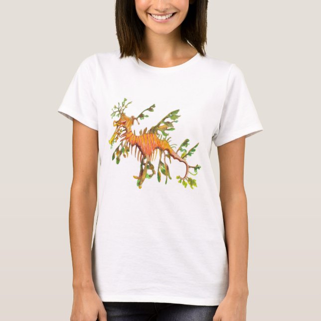 Leafy Seadragon Artwork Women's T-shirt (Front)