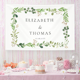 Leafy Wedding Banner