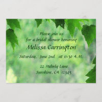Leafy Wedding Bridal Shower