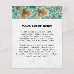 Leafy Whorls Fractal Flyer