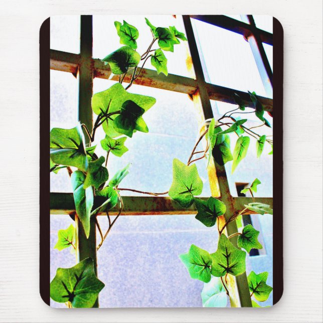 Leafy Window Mouse Mat (Front)