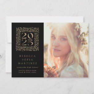 Leafy Year Photo Class of 2025 Graduation Announcement