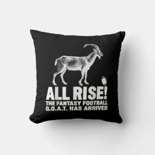 League Champion Fantasy Football Goat Gift Cushion