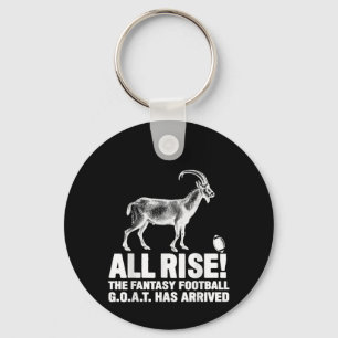 League Champion Fantasy Football Goat Gift Key Ring