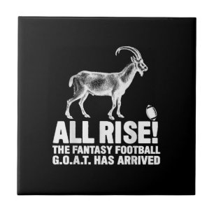 League Champion Fantasy Football Goat Gift Tile