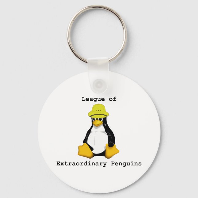 League of Extraordinary Penguins 2 Key Ring (Front)