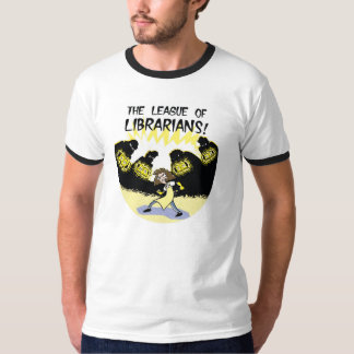 League of Librarians T-shirt - guybrarian size