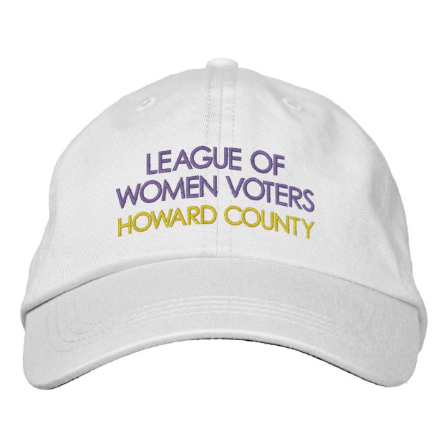League of Women Voters Baseball Cap (Front)