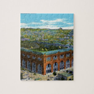 League Park Baseball Stadium Jigsaw Puzzle