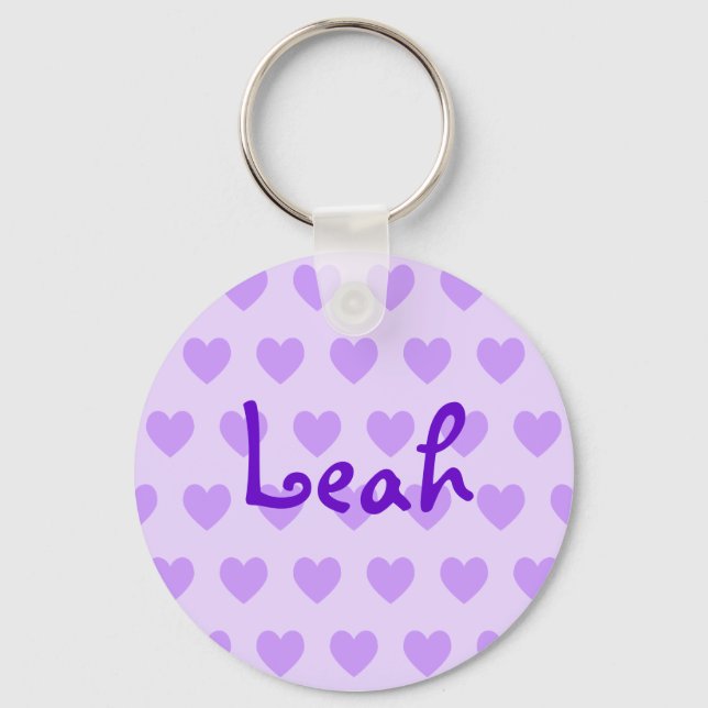 Leah in Purple Key Ring (Front)