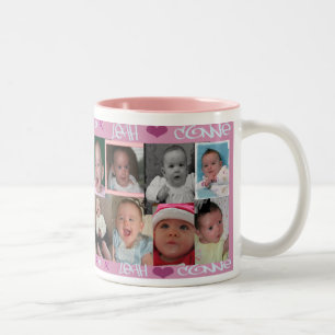 Leah Loves Connie Two-Tone Coffee Mug