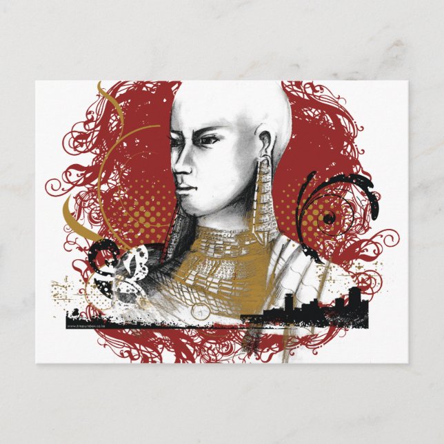 Leah Maasai Woman Postcard (Front)