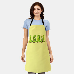 Leah Name Kiwi Design Kitchen apron