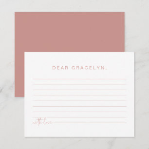 LEAH Pastel Children's Time Capsule Enclosure Card