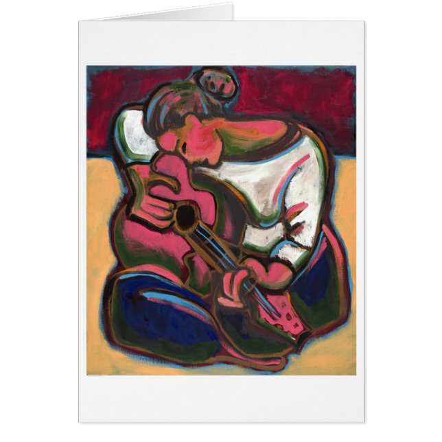 Leah Plays Guitar (Front)