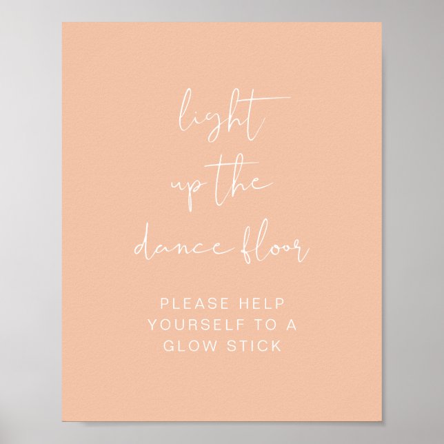 LEAH Vibrant Light Up The Dance Floor Glow Stick  Poster (Front)