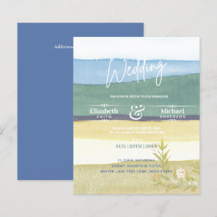 LeahG BUDGET Natures Dream Wedding Invite