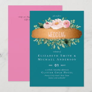 LeahG Budget Rose Gold Glam Wedding