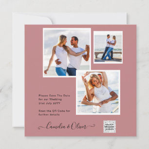Leahg PHOTO WEDDING INVITE Save The Date Thank You