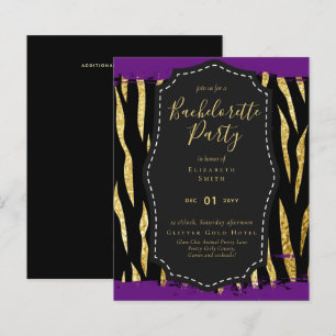 LeahG Pretty Girly Bachelorette Glam Animal Prints