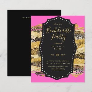 LeahG Pretty Girly Bachelorette Glam Animal Prints