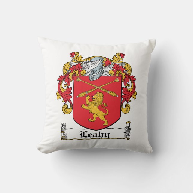 Leahy Family Crest Cushion (Front)