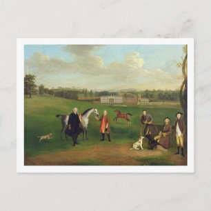 Leak Okeover, Rev. John Allen and Captain Chester Postcard