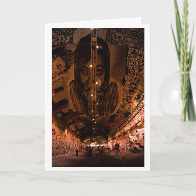 Leake Street Arches Waterloo London (3084) Card (Front)