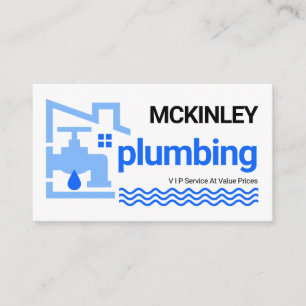Leaking Building Frame Leaking Faucet Business Card
