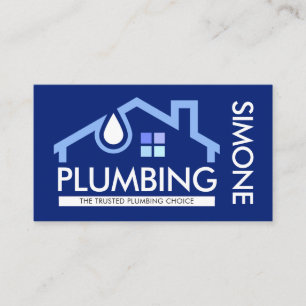 Leaking Home Plumbing Water Business Card