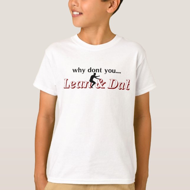 Lean & Dab T-shirt kids design (Front)