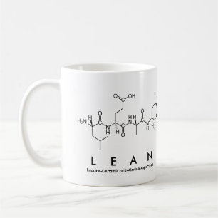 Lean peptide name mug