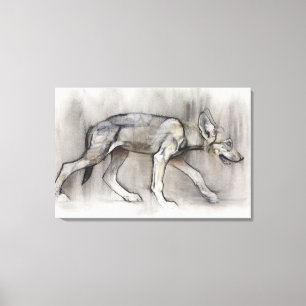 Lean Pup Canvas Print