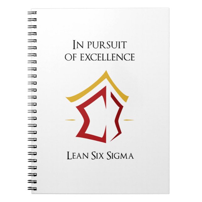 Lean Six Sigma 80 Page Note Book (Front)