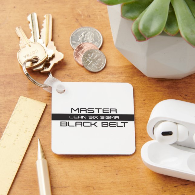 Lean Six Sigma Master Black Belt  Key Ring (Desk)