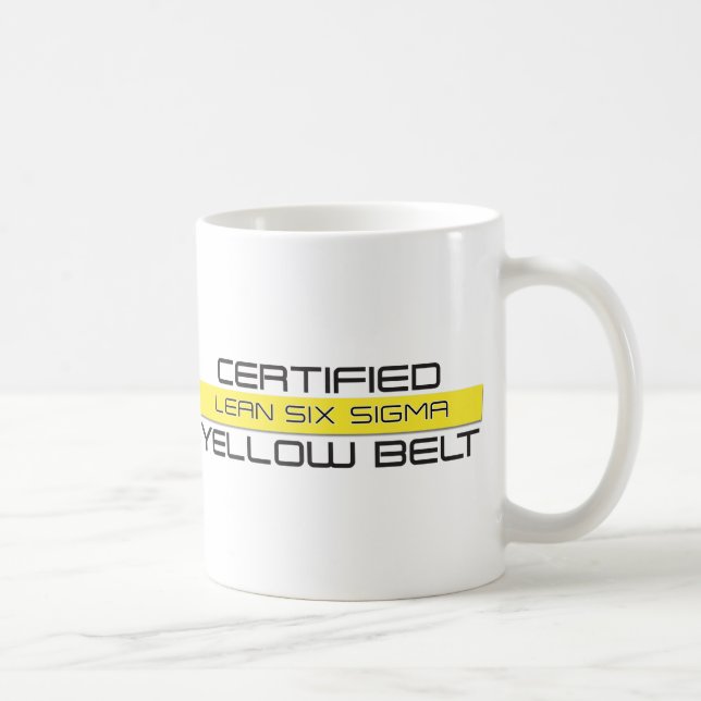 LEAN Six Sigma Yellow Belt Coffee Mug (Right)