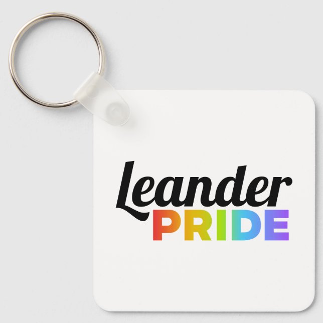 Leander Pride Keychain (Front)