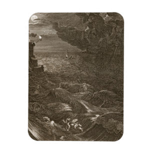 Leander Swims Over the Hellespont to Meet his Mist Magnet
