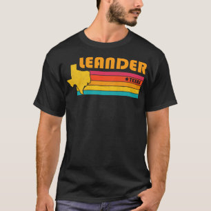 Leander Texas Vintage Distressed Souvenir T-Shirt