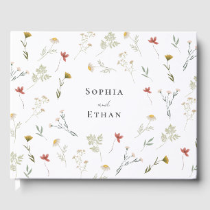Leander Wildflower Wedding Guest Book