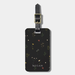Leander Wildflowers Luggage Tag