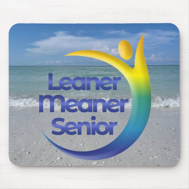 Leaner Meaner Senior Mouse Pad, Siesta Key Edition Mouse Mat (Front)