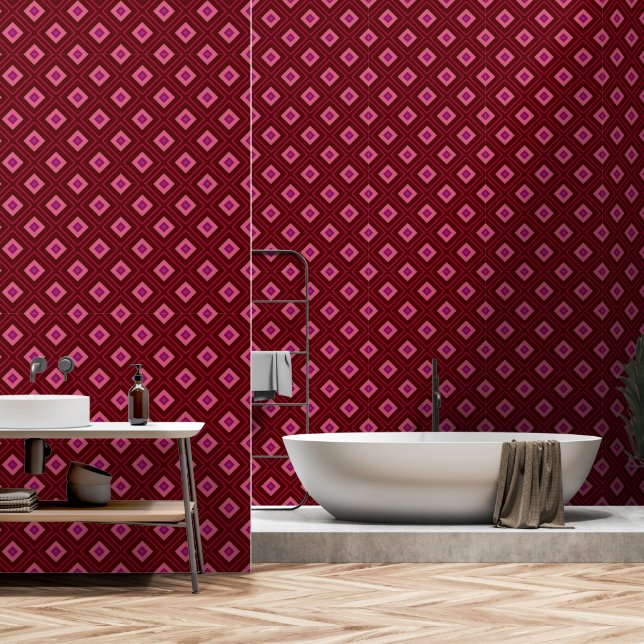 Leaning Boxes RV Wallpaper (Bathroom)