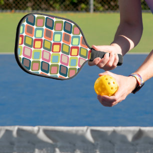 Leaning Rectangles Pickleball Paddle