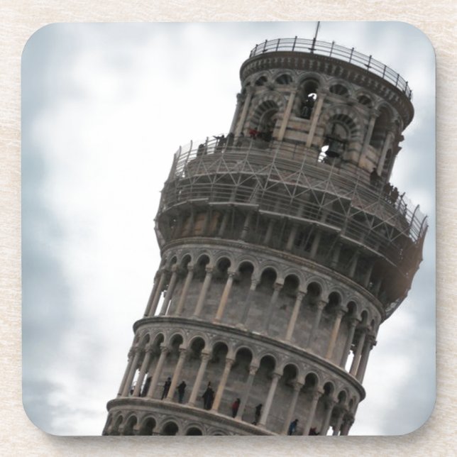 Leaning Tower of Pisa Coaster (Front)