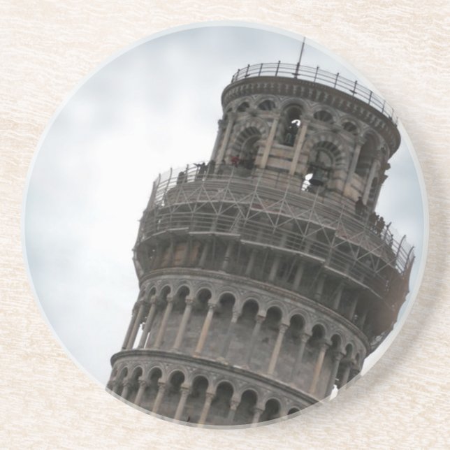 Leaning Tower of Pisa Coaster (Front)