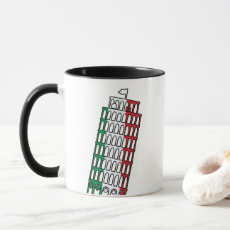 Leaning Tower of Pisa Crest Mug