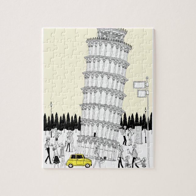 Leaning Tower of Pisa Jigsaw Puzzle (Vertical)