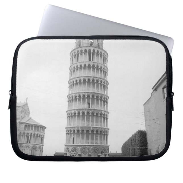 Leaning Tower of Pisa Laptop Sleeve (Front)
