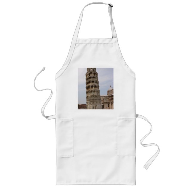 Leaning Tower of Pisa Long Apron (Front)